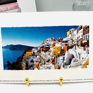 Stunning Santorini Greece Print by George Meis